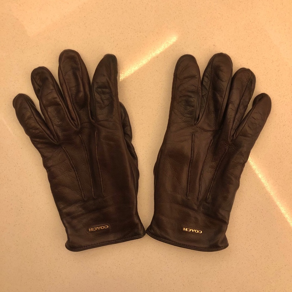 Coach Leather Gloves